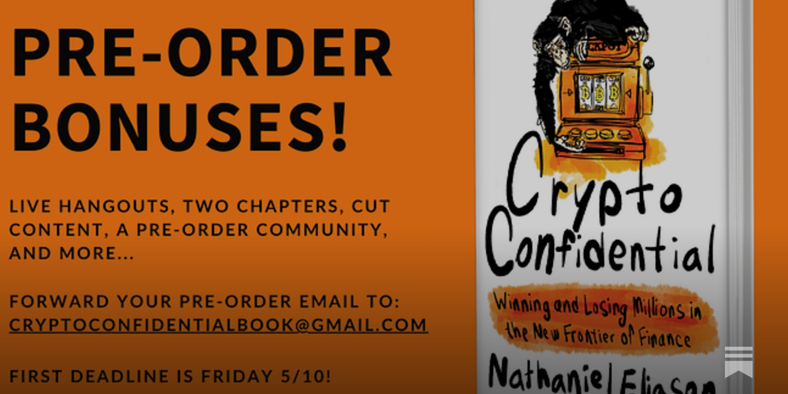 Crypto Confidential Pre-Order Bonuses!