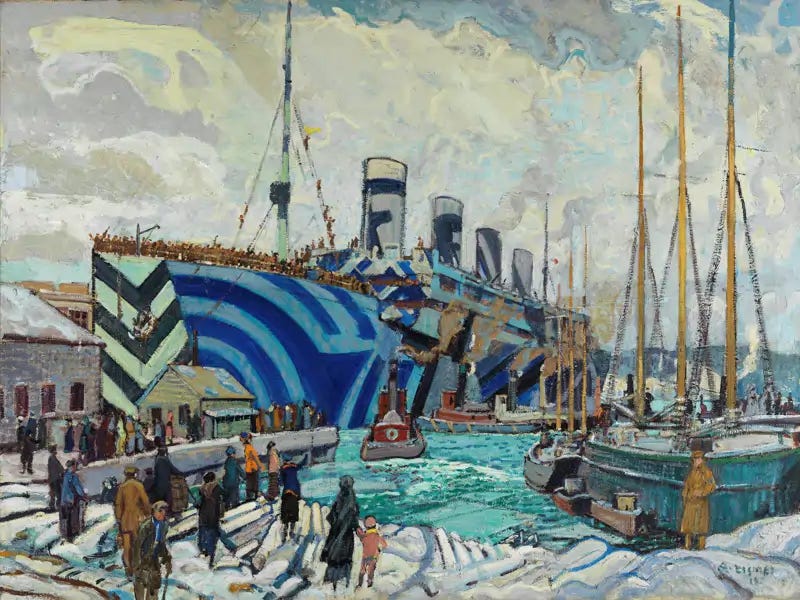 Arthur Lismer Olympic with Returned Soldiers Arthur Lismer Olympic with Returned Soldiers