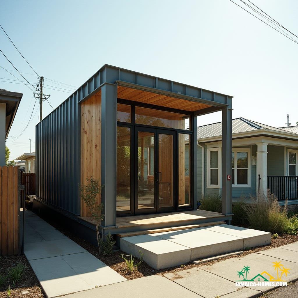 Urban Steel-Clad Mini Home