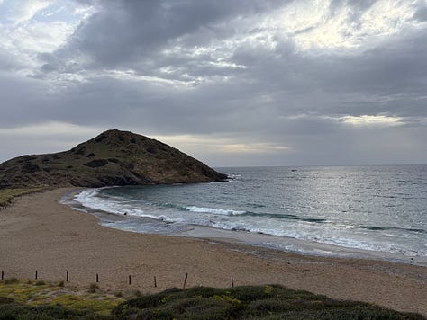 coves beaches north east Menorca gr223 cami de Cavalls