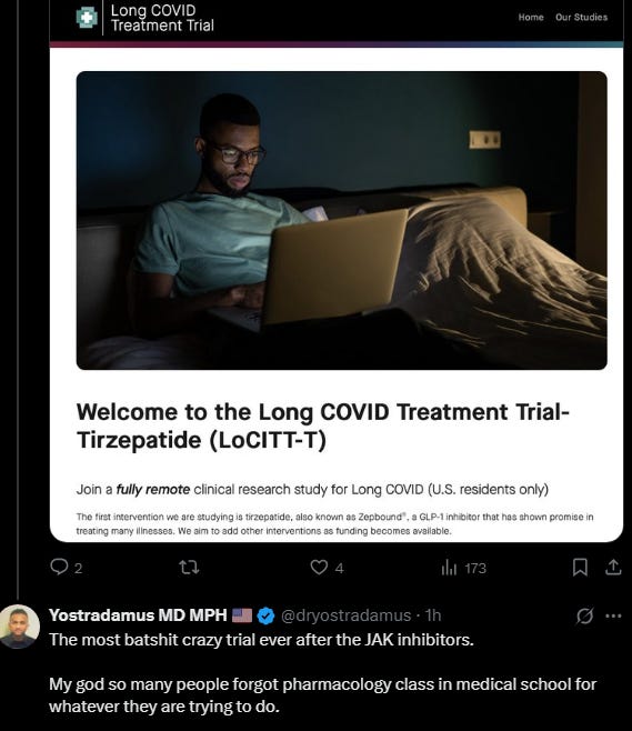 covid and tirzepatide Tirzepatide, Long COVID and Longevity