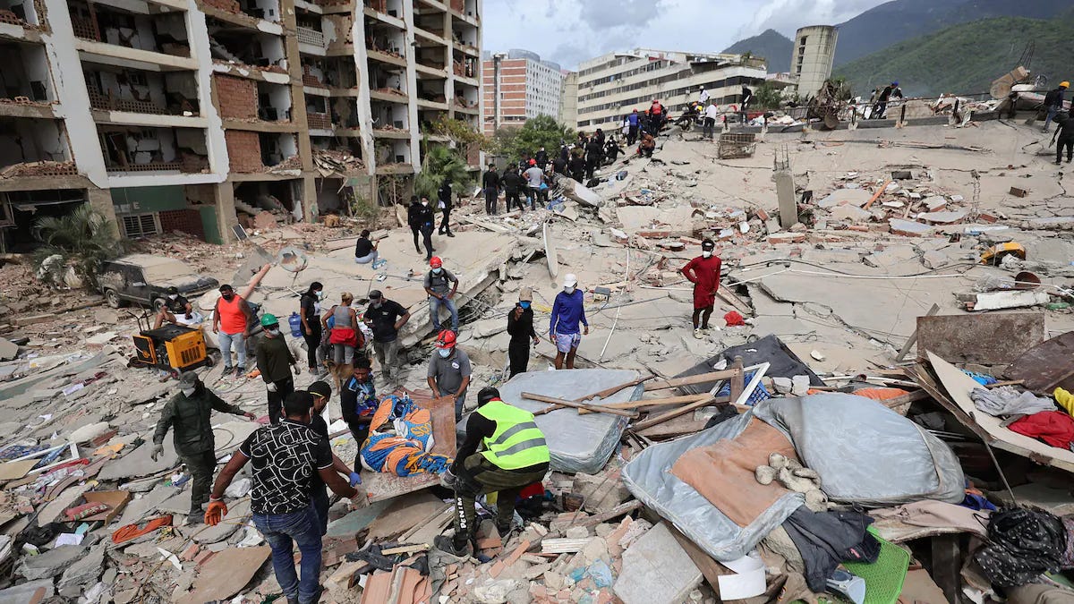 Venezuela le bilan dépasse 1 719 morts les secours poursuivent leur course contre le temps