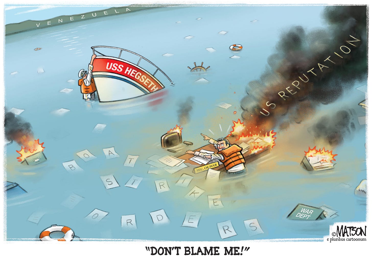 A Sinking Ship - by RJ Matson - The Contrarian
