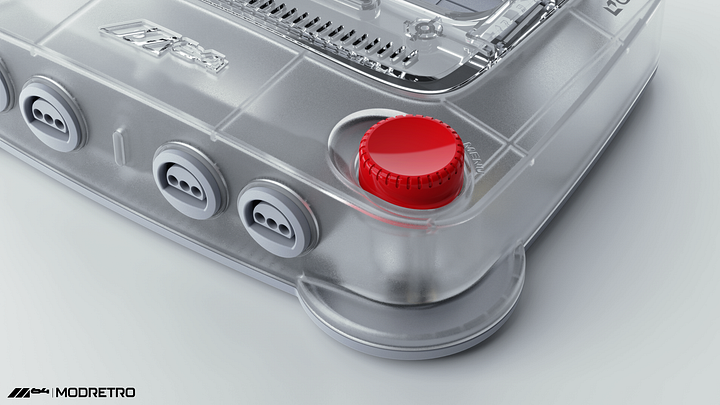 ModRetro M64 console closeups