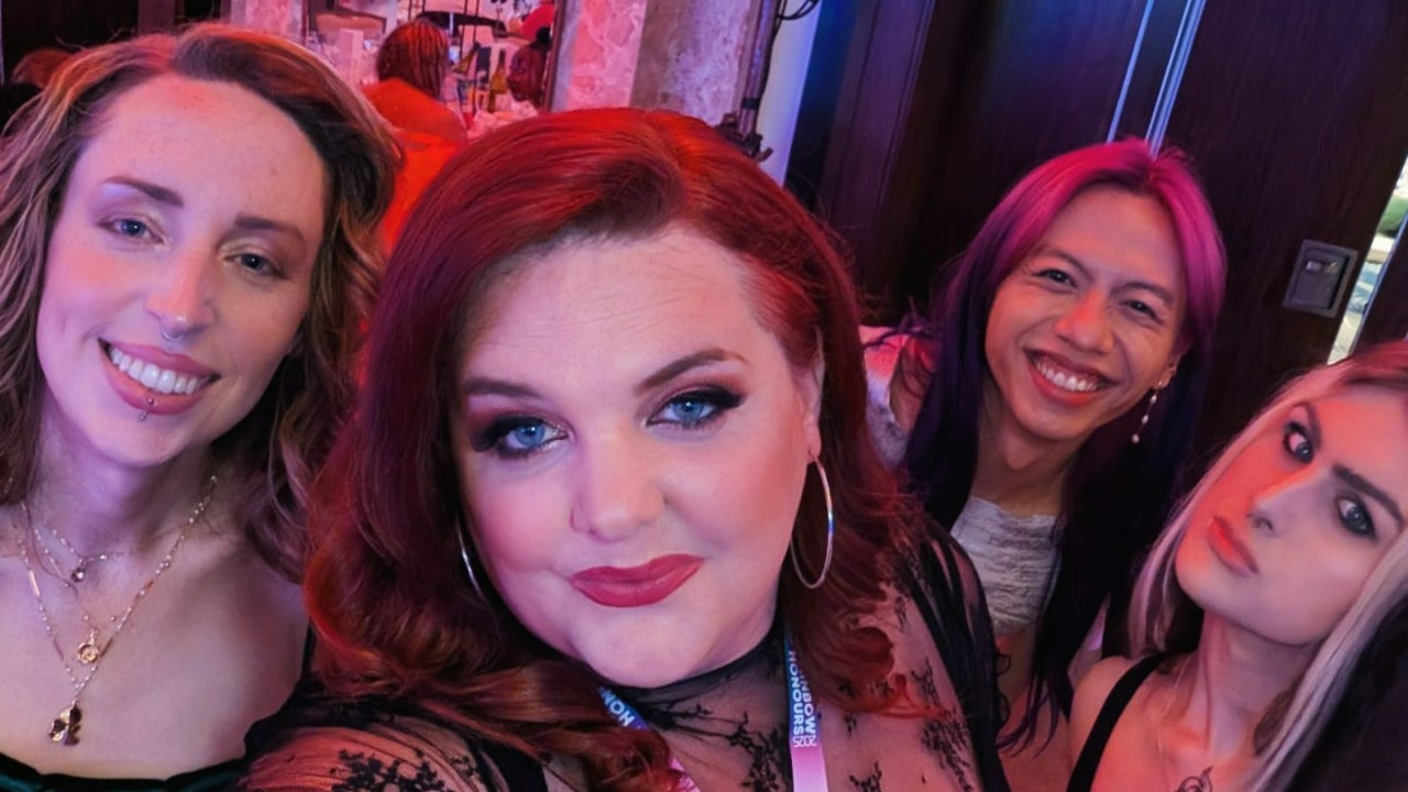 With the amazing people from Trans+ History Week 