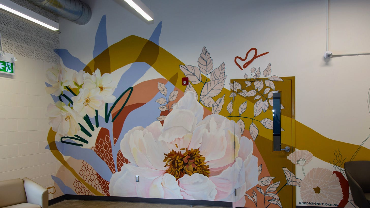 Carol Anne’s Place mural by Kayla Whitney 