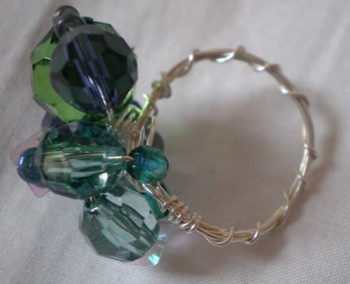 Beaded cocktail ring Beaded cocktail ring