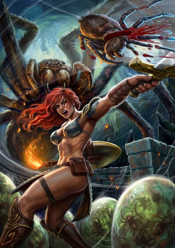 Fighter Female vs Spider Hulk.jpg