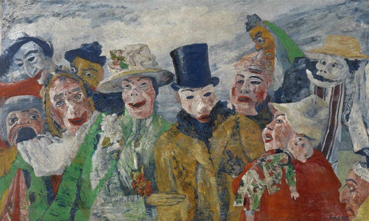 James Ensor, L'Intrigue (1890)