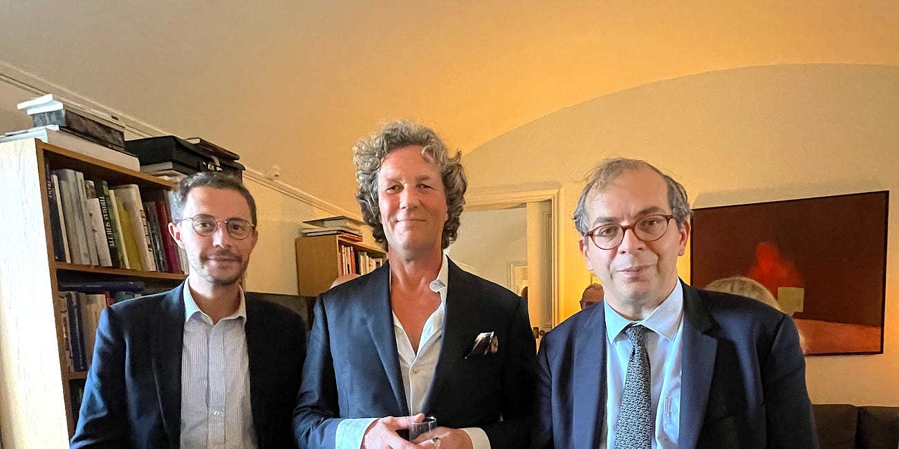 Paris launch of Pontus Hultén—den moderna konstens anförare.