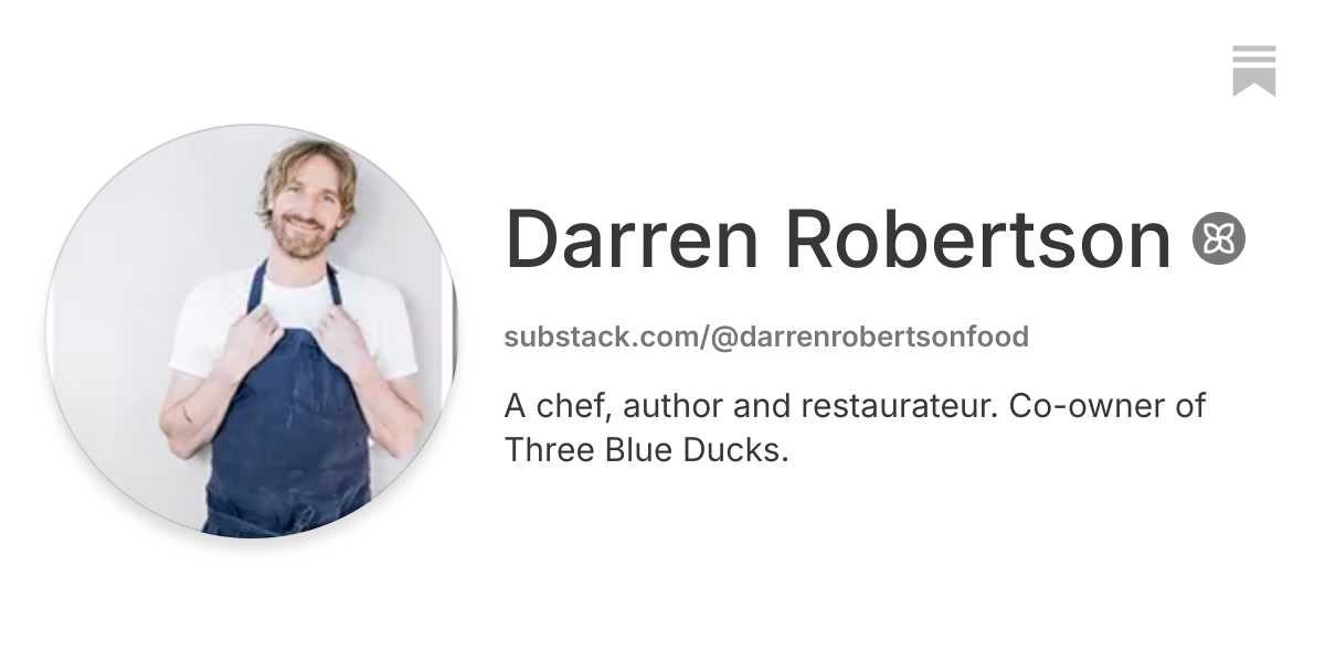 Darren Robertson | Substack