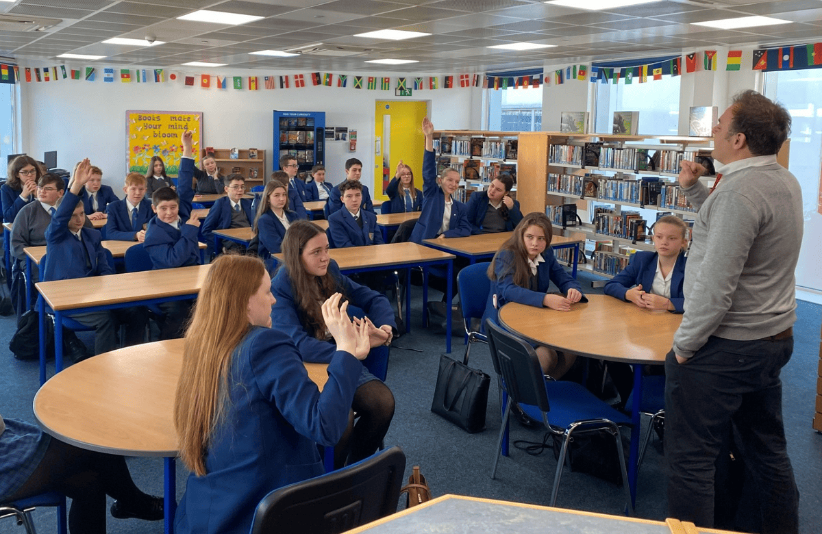 Tristan Osborne MP visits Aylesford School | Aylesford School, Kent