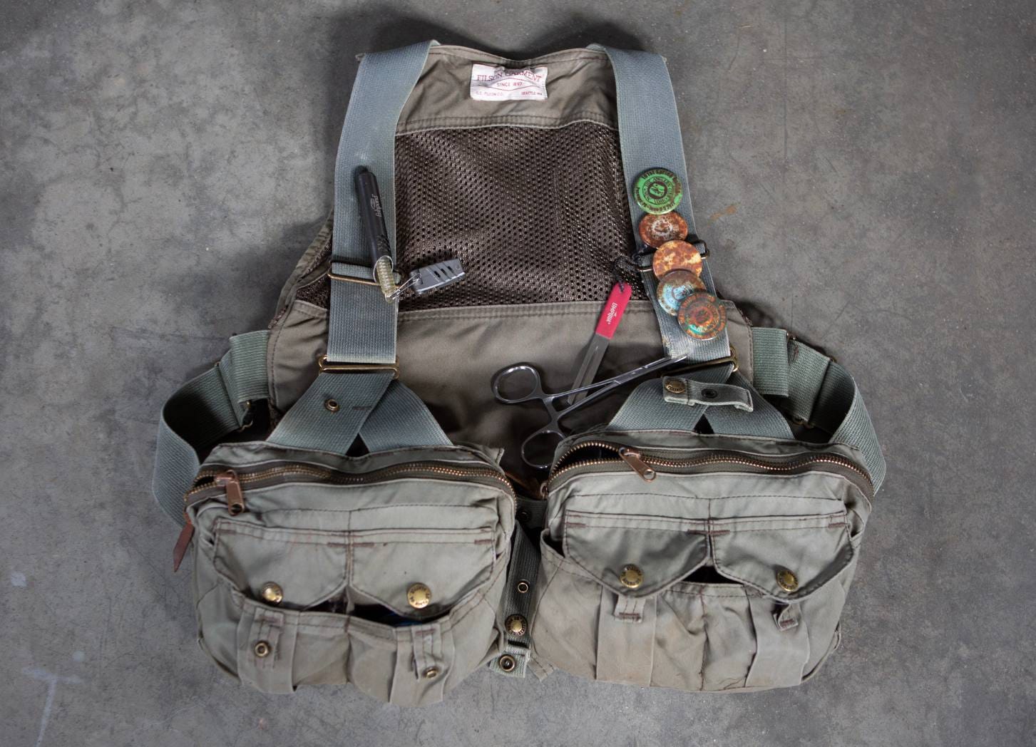その他 FILSON - filson fly fishing strap vest Filson Fly Fishing Strap Vest