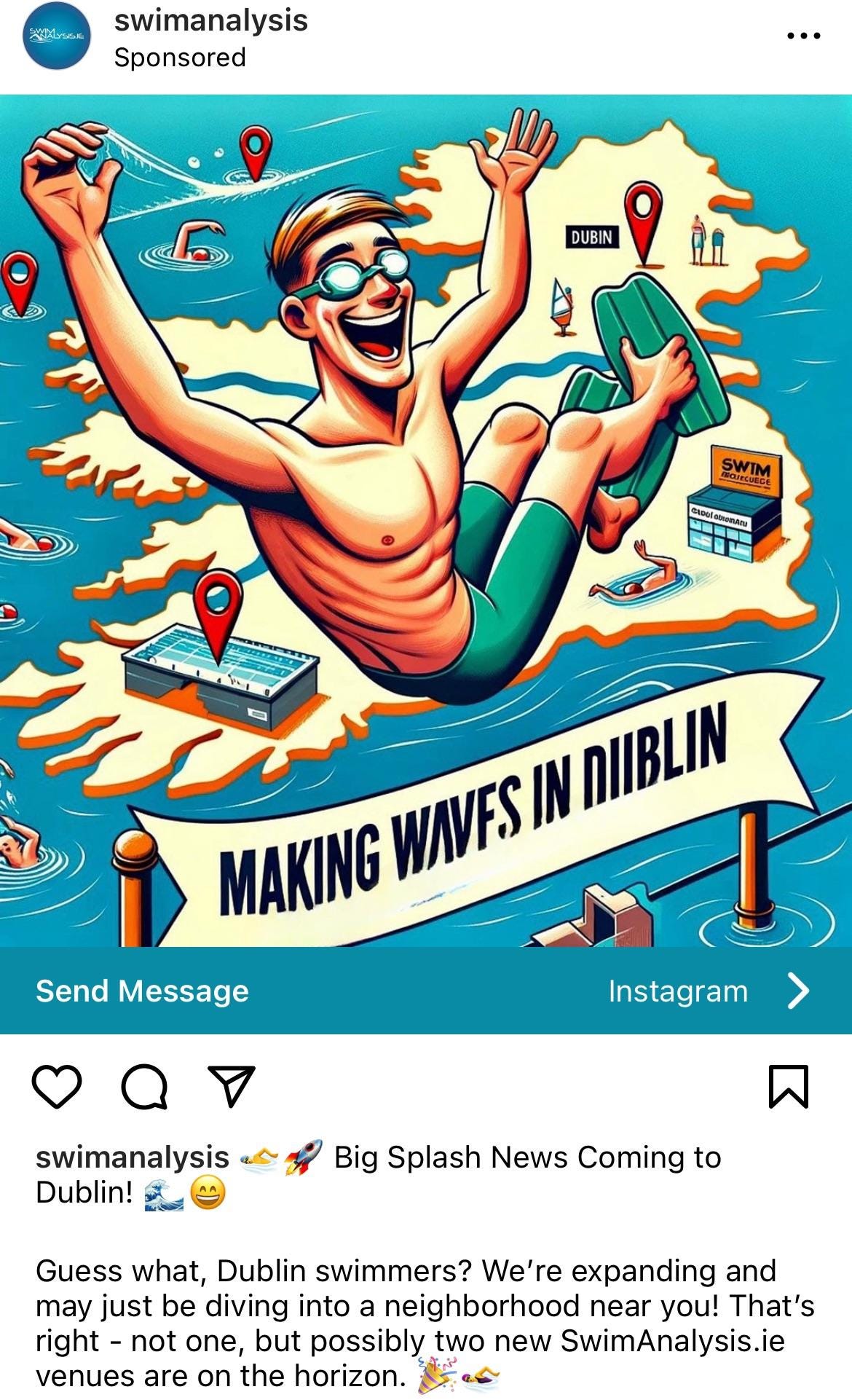 r/ireland - Can you find all the mistakes in this AI generated Ad I got earlier??