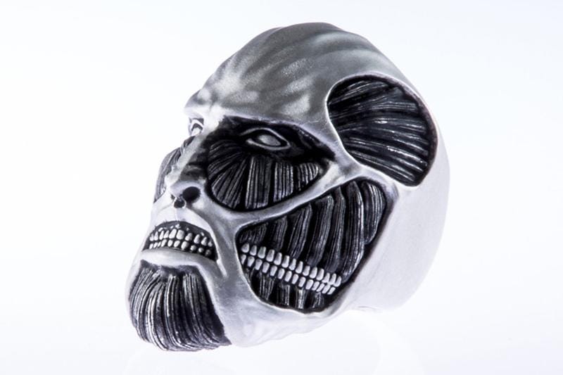 Shoya Taniguchi Attack on Titan Colossal Titan Ring Release info Date Buy Silver 925