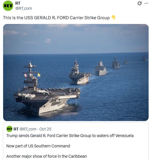 Gerald Stack US Deploys Nuclear-Powered USS Gerald R. Ford Carrier Strike Group to ...