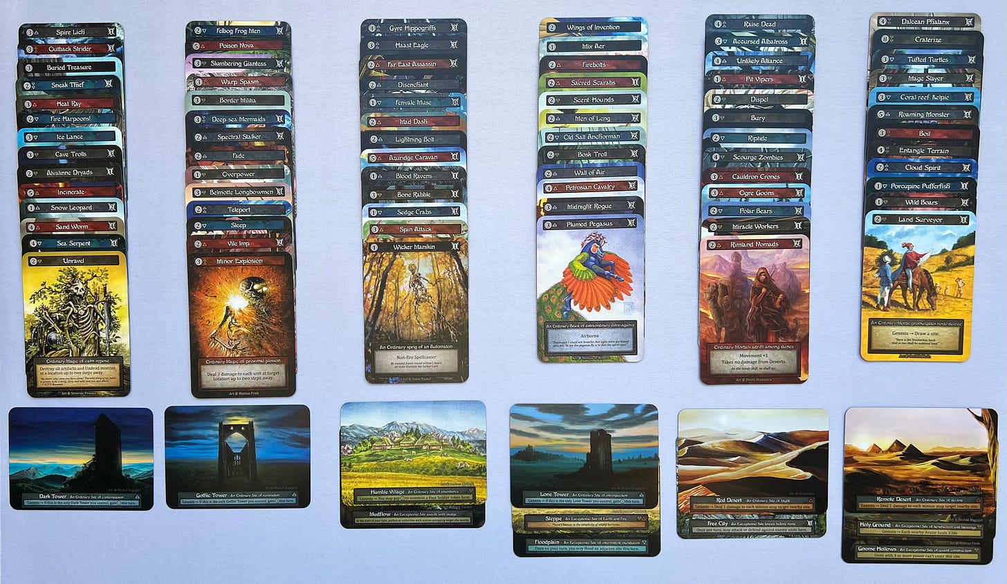 Sorcery TCG Beta Booster Box - Complete Contents