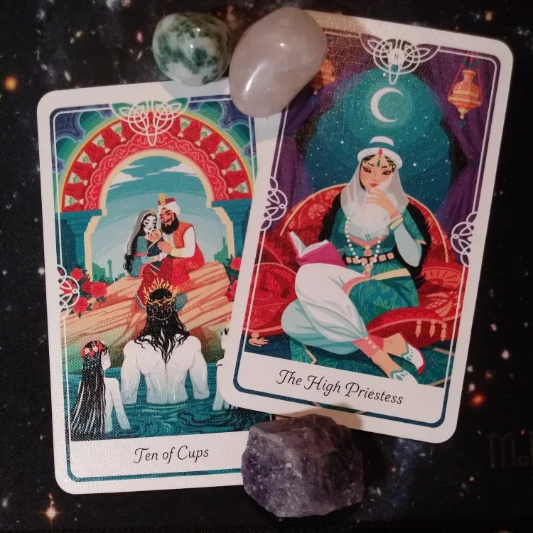 A Message from the Universe ~ A Beautiful Day! Tarot of the Divine Cards