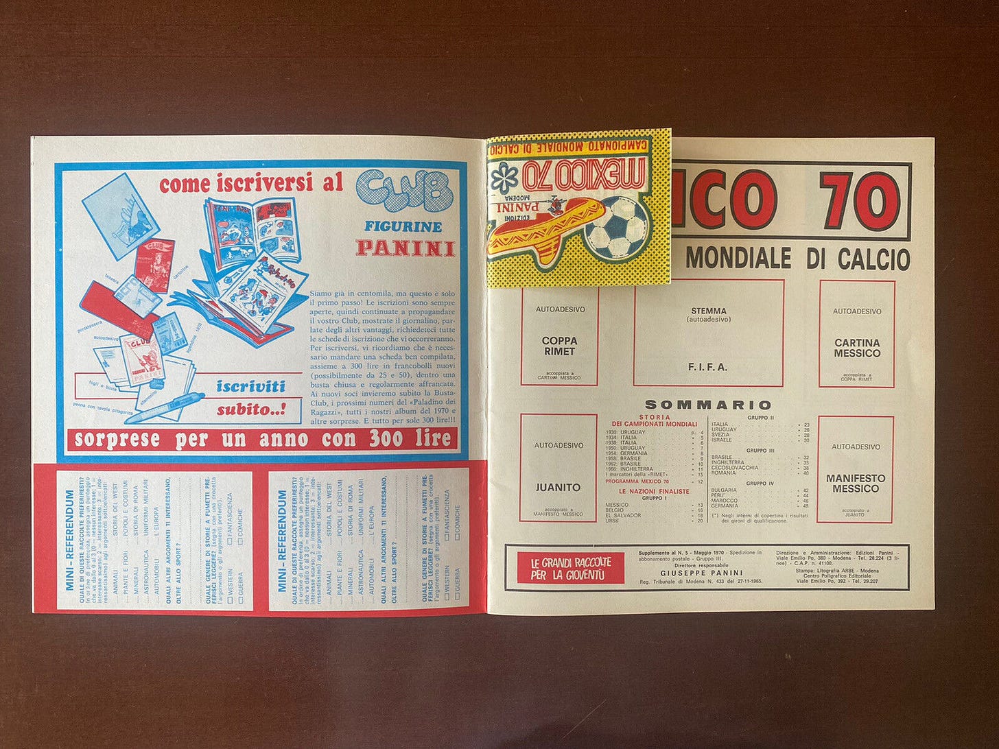 ALBUM FIGURINE PANINI MEXICO 70 VUOTO CONDIZIONI OTTIME - Foto 2 di 8