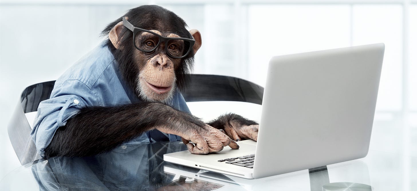 The Infinite Monkey Theorem Comes To Life : 13.7: Cosmos And Culture : NPR The Infinite Monkey Theorem Comes To Life : 13.7: Cosmos And Culture : NPR