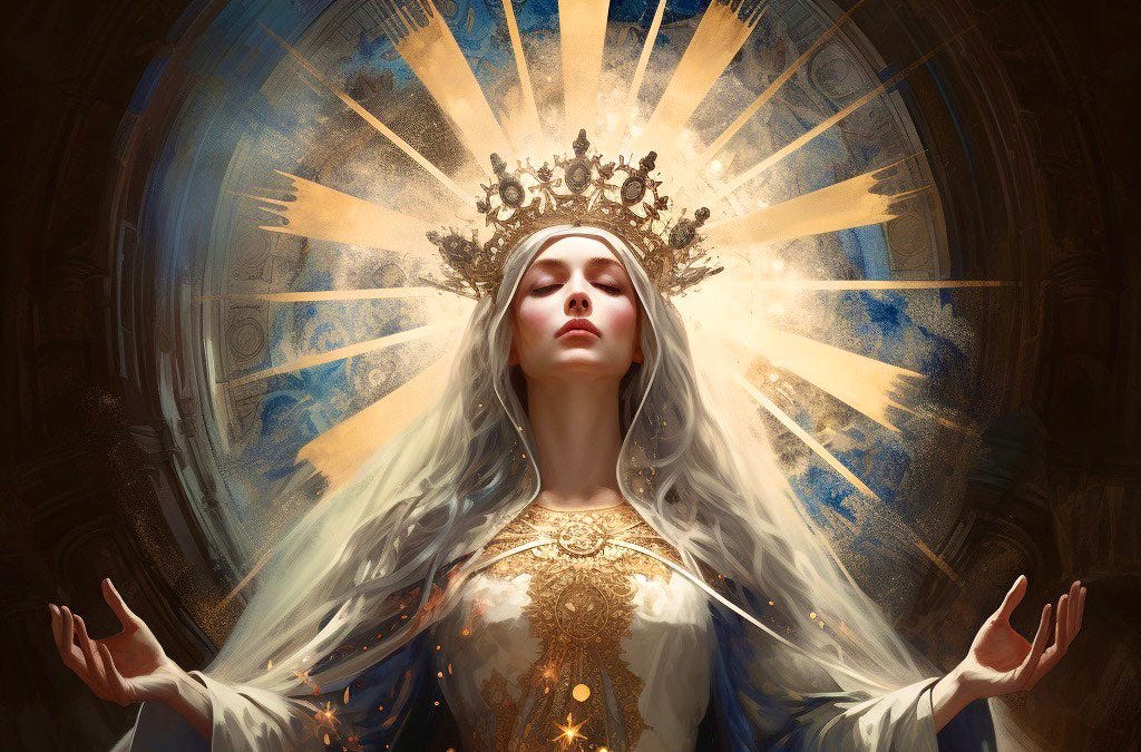 Mary, Queen of Heaven or Tolkien's Varda, queen of the Valar?