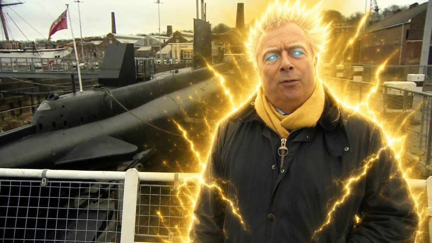 Electric energy at the docks Electric energy at the docks