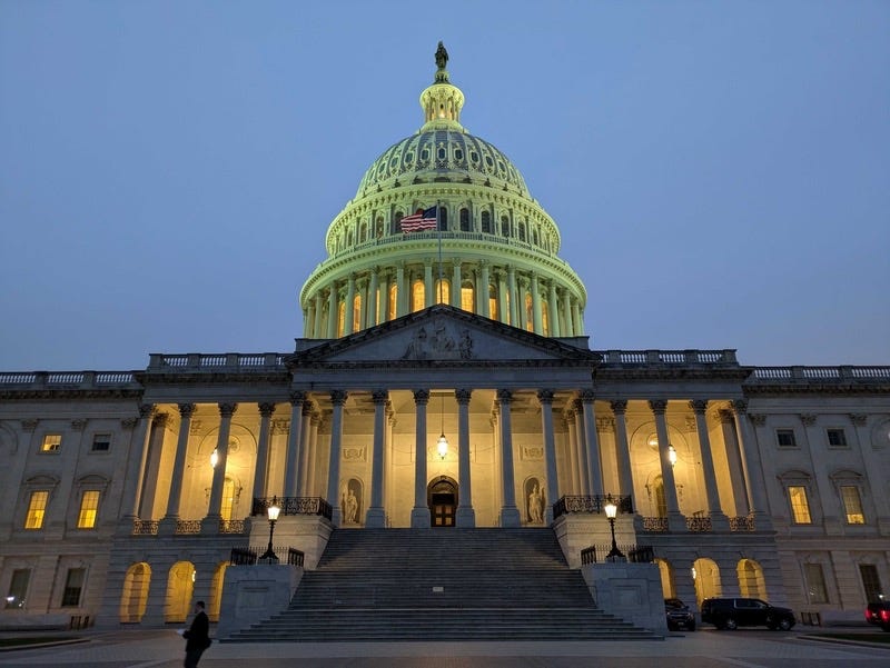 The U.S. Capitol on the evening of Sept. 30, 2025. (Photo by Ashley Murray/States Newsroom) The U.S. Capitol on the evening of Sept. 30, 2025. (Photo by Ashley Murray/States Newsroom)