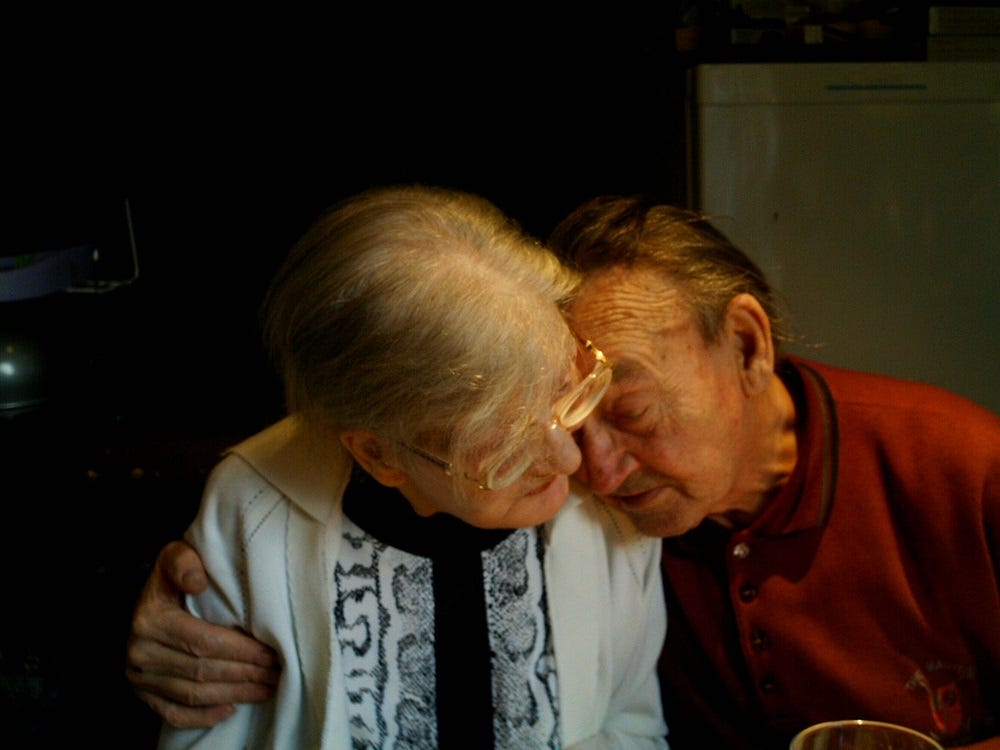 Edith and Peter Cantrell in 2005.
