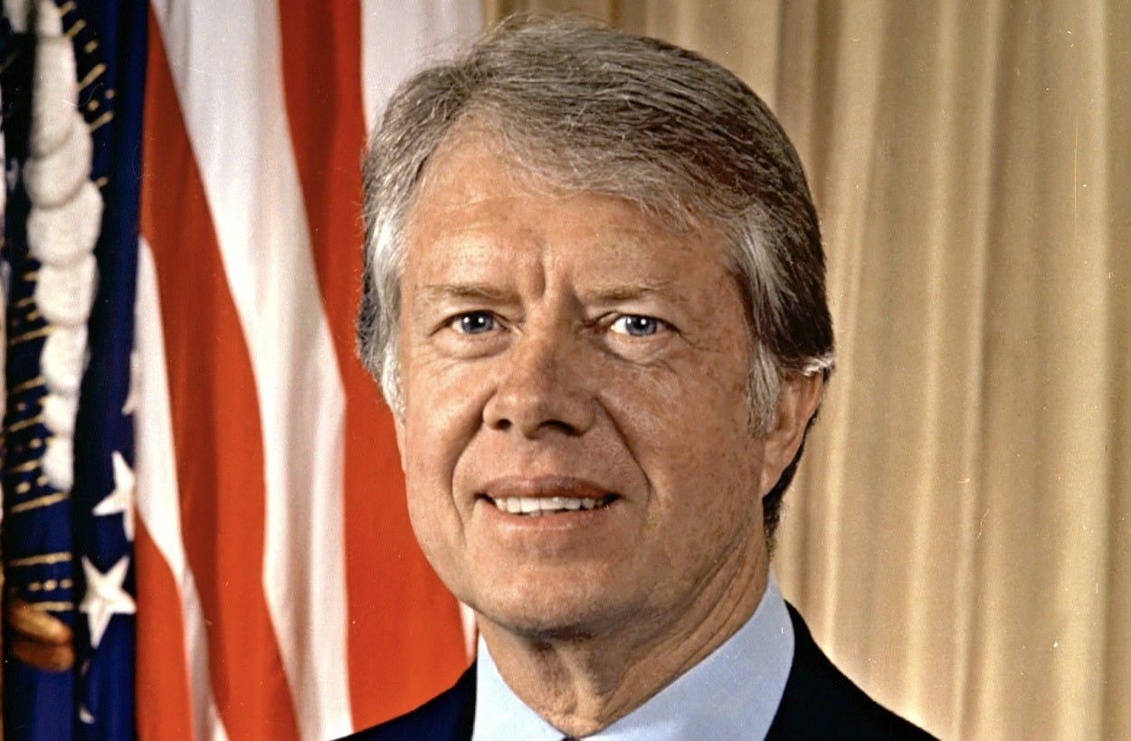 Portrait of James Carter, the 39th President of the United States