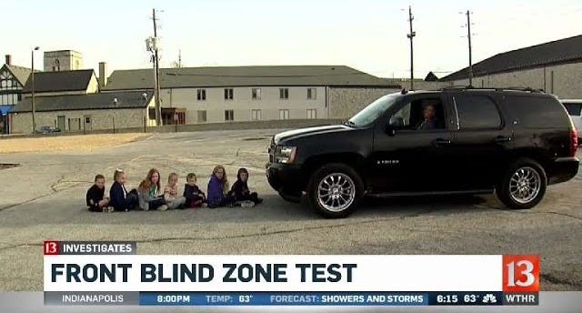 Millions of SUV, trucks have dangerous front blind zone