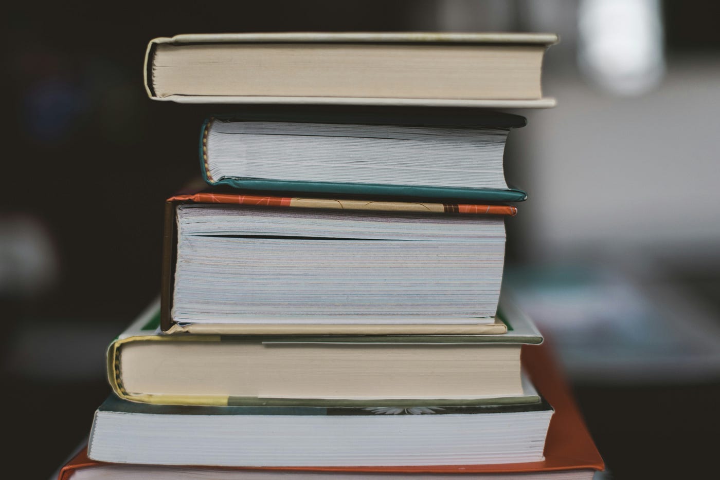 A pile of “self-help” books. A pile of “self-help” books.