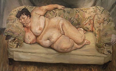 Lucian Freud - Benefits Supervisor Sleeping