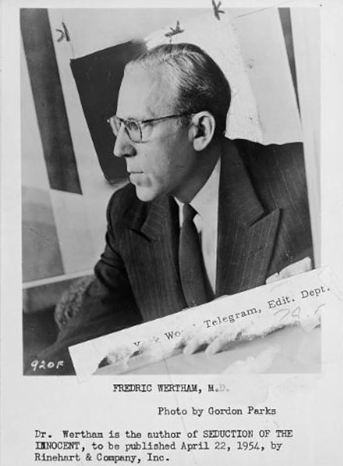 Amazon.com: HistoricalFindings Photo: Fredric Wertham,1895-1981,Seduction  of The Innocent : Home & Kitchen