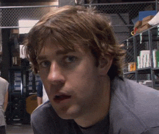 Jim Halpert looking annoyed and disappointed Jim Halpert looking annoyed and disappointed