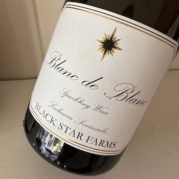 Black Star Farms Blanc de Blanc Sparkling Wine | Leelanau Peninsula, Michigan