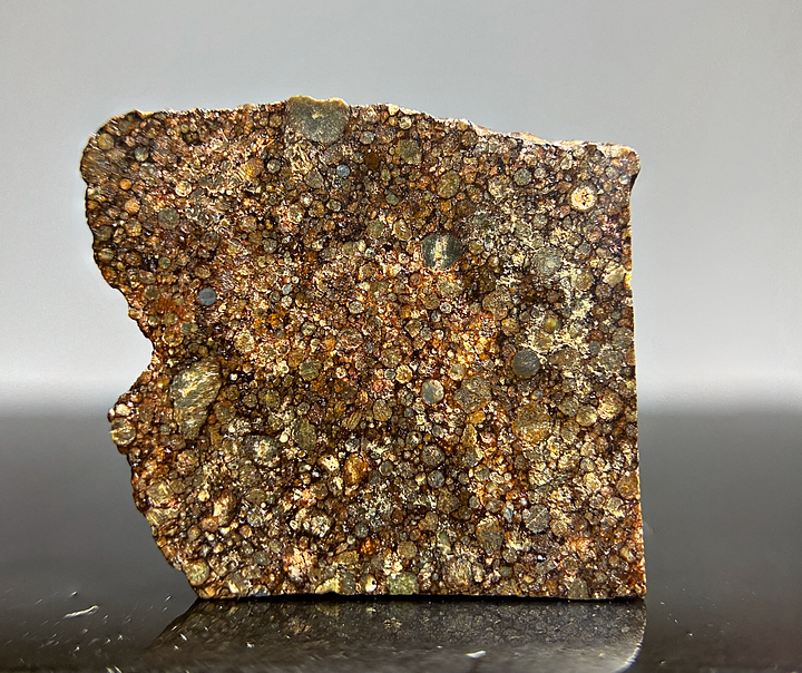 Various chondrite samples from meteorites that hit Earth