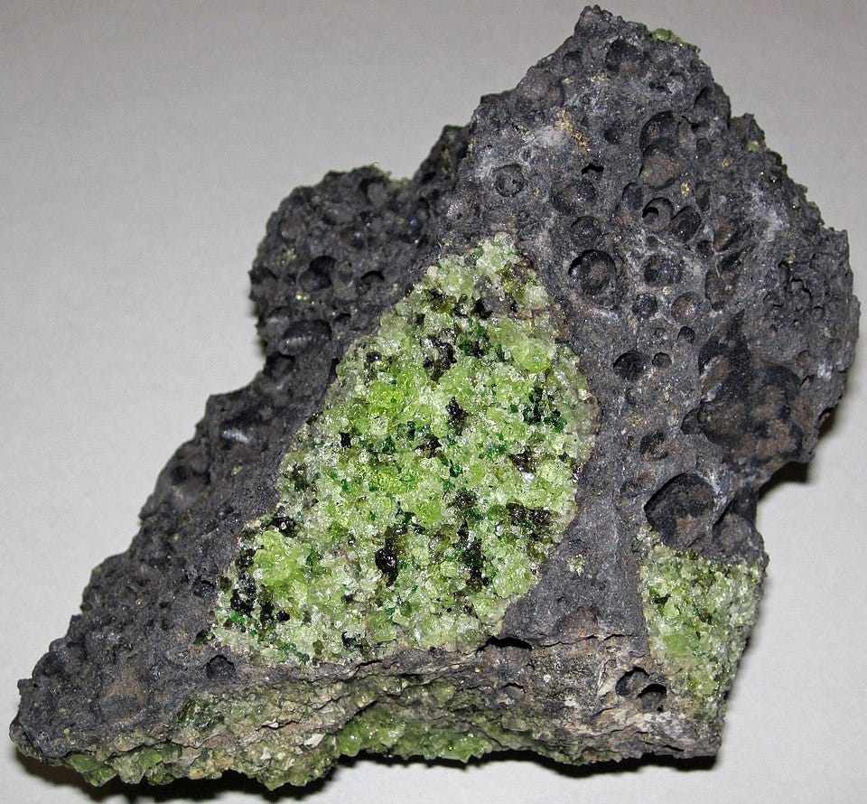 File:Peridotite mantle xenoliths in phonotephrite (Peridot Mesa Flow, Middle Pleistocene, 580 ka; Peridot Mesa, San Carlos Volcanic Field, Arizona, USA) 32.jpg File:Peridotite mantle xenoliths in phonotephrite (Peridot Mesa Flow, Middle Pleistocene, 580 ka; Peridot Mesa, San Carlos Volcanic Field, Arizona, USA) 32.jpg