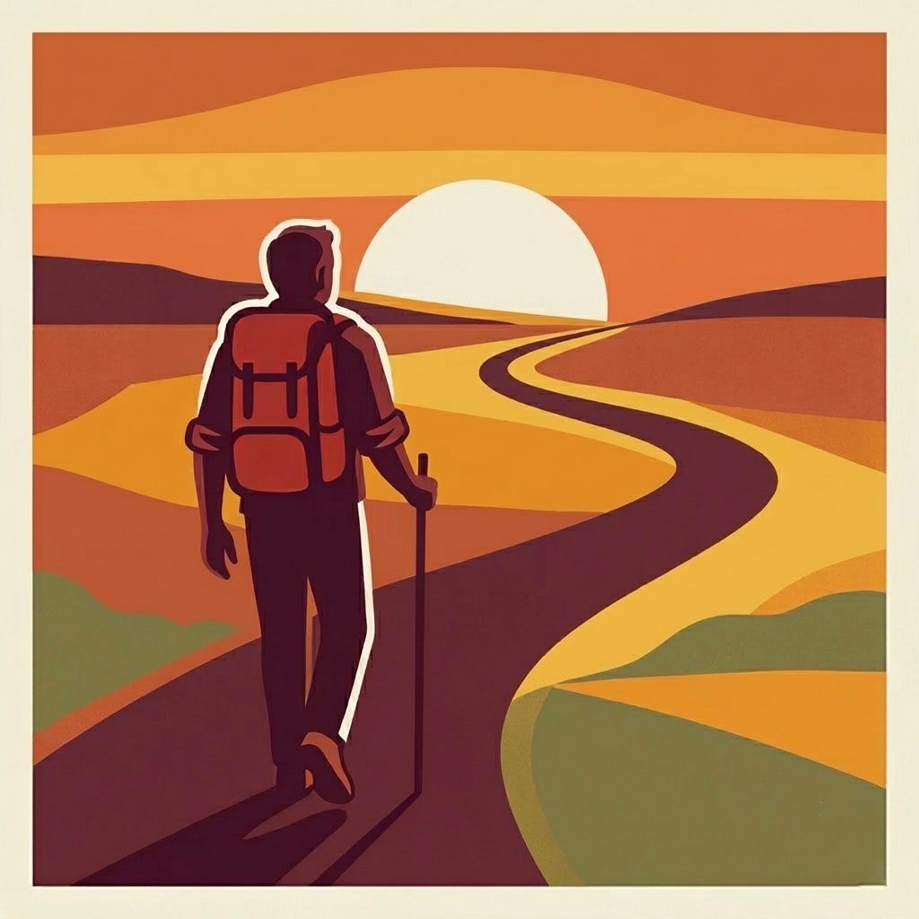 The Curious Wanderer logo