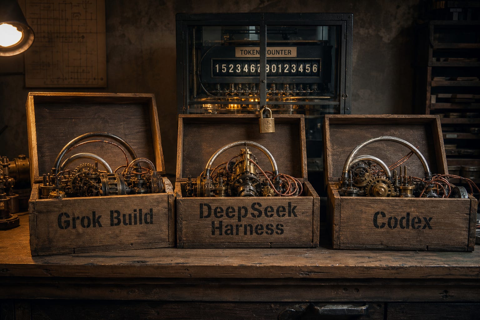 OpenSource Harness Wars: OpenAI Harness vs. DeepSeek Harness vs. Grok Build Harness