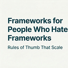 Frameworks for People Who Hate Frameworks