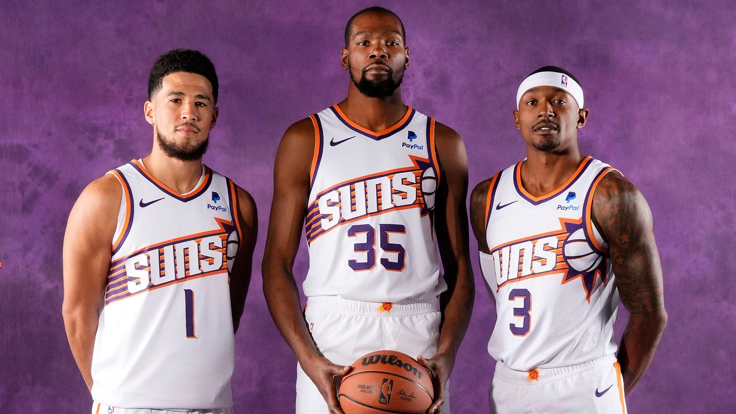 Booker, Durant and Beal out for Suns' preseason game vs. Nuggets