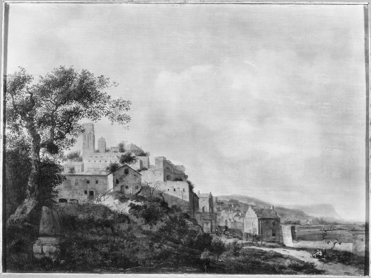 Jan van der Heyden, View of a Dutch Town, about 1670 Jan van der Heyden, View of a Dutch Town, about 1670
