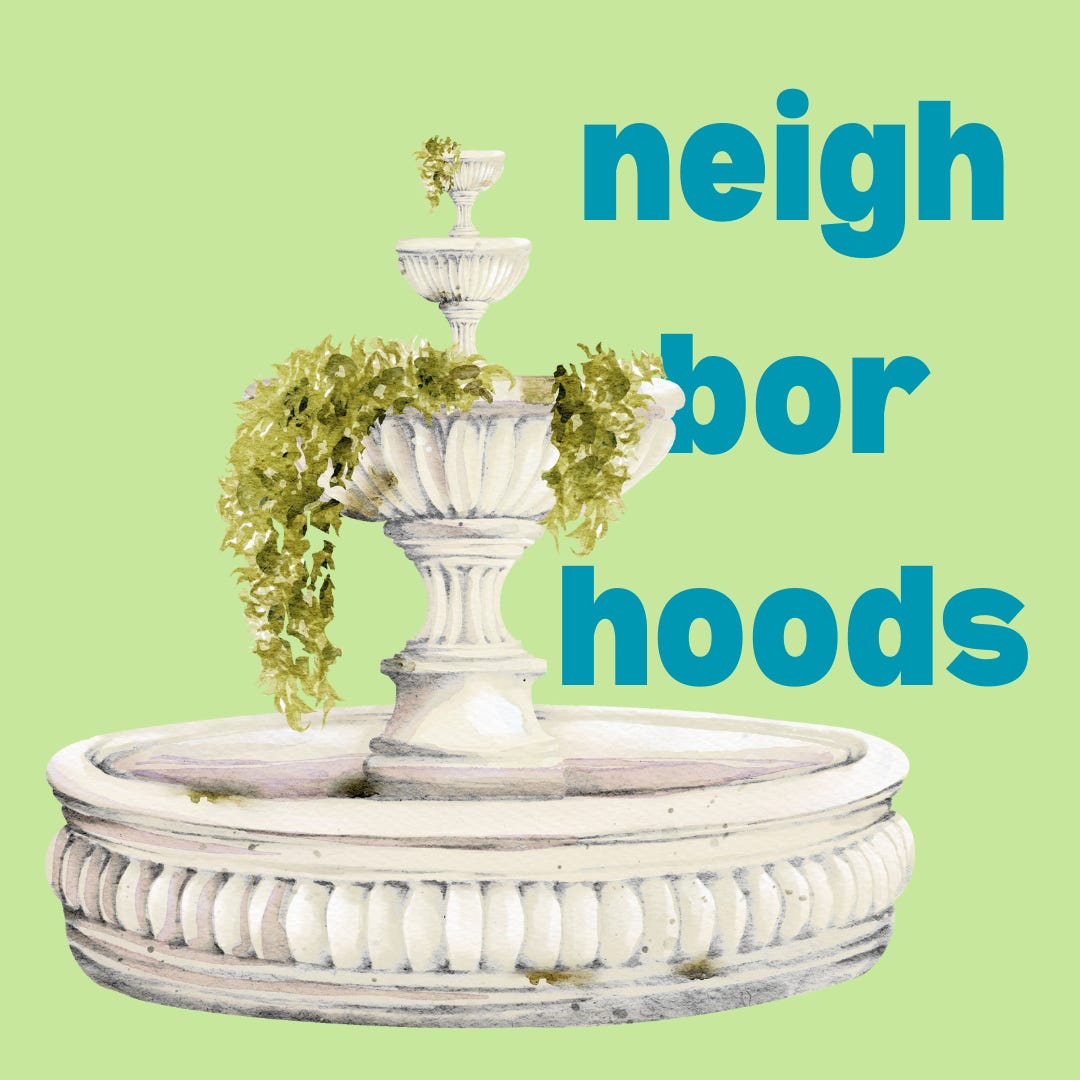 Substack profile picture for @neighborhoods