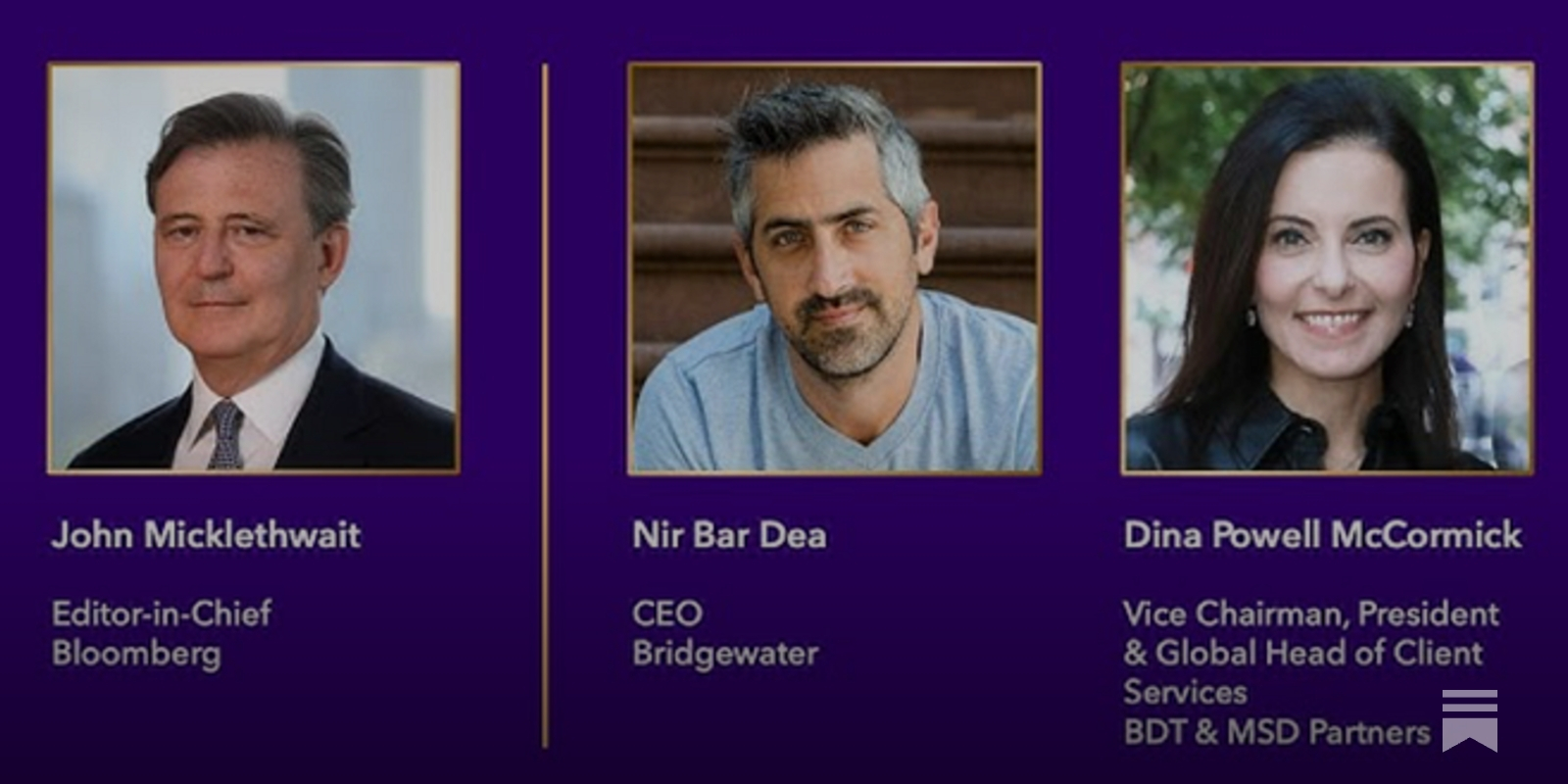 Letter #312: Dina Powell McCormick, Nir Bar Dea, and John Micklethwait  (2024)