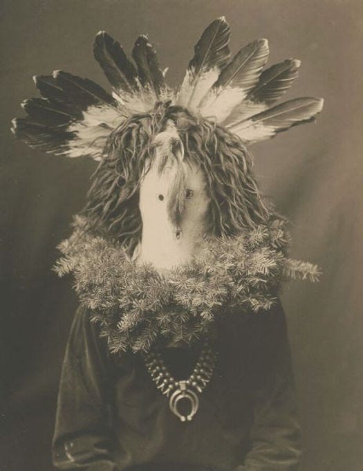 Navajo Yeibichai (1904; Edward Curtis, photographer)