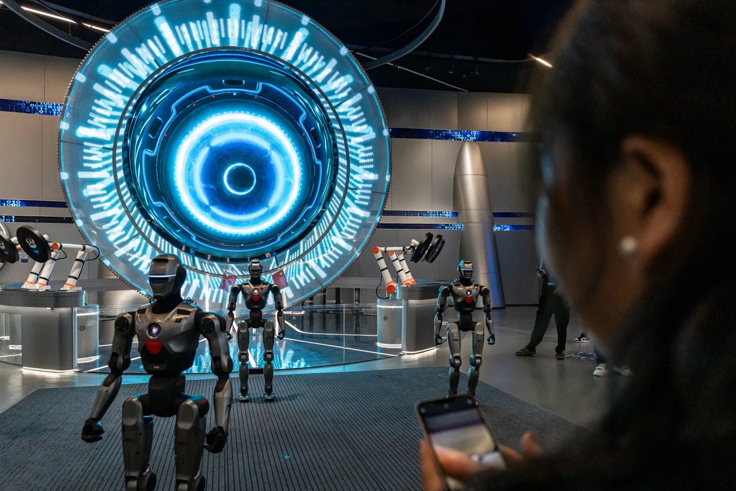 China is advancing AI as a strategic industry, investing heavily in new technologies.