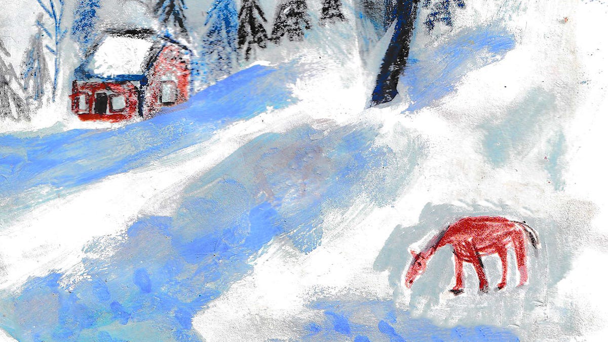 horse and house illustration by Beth Spencer