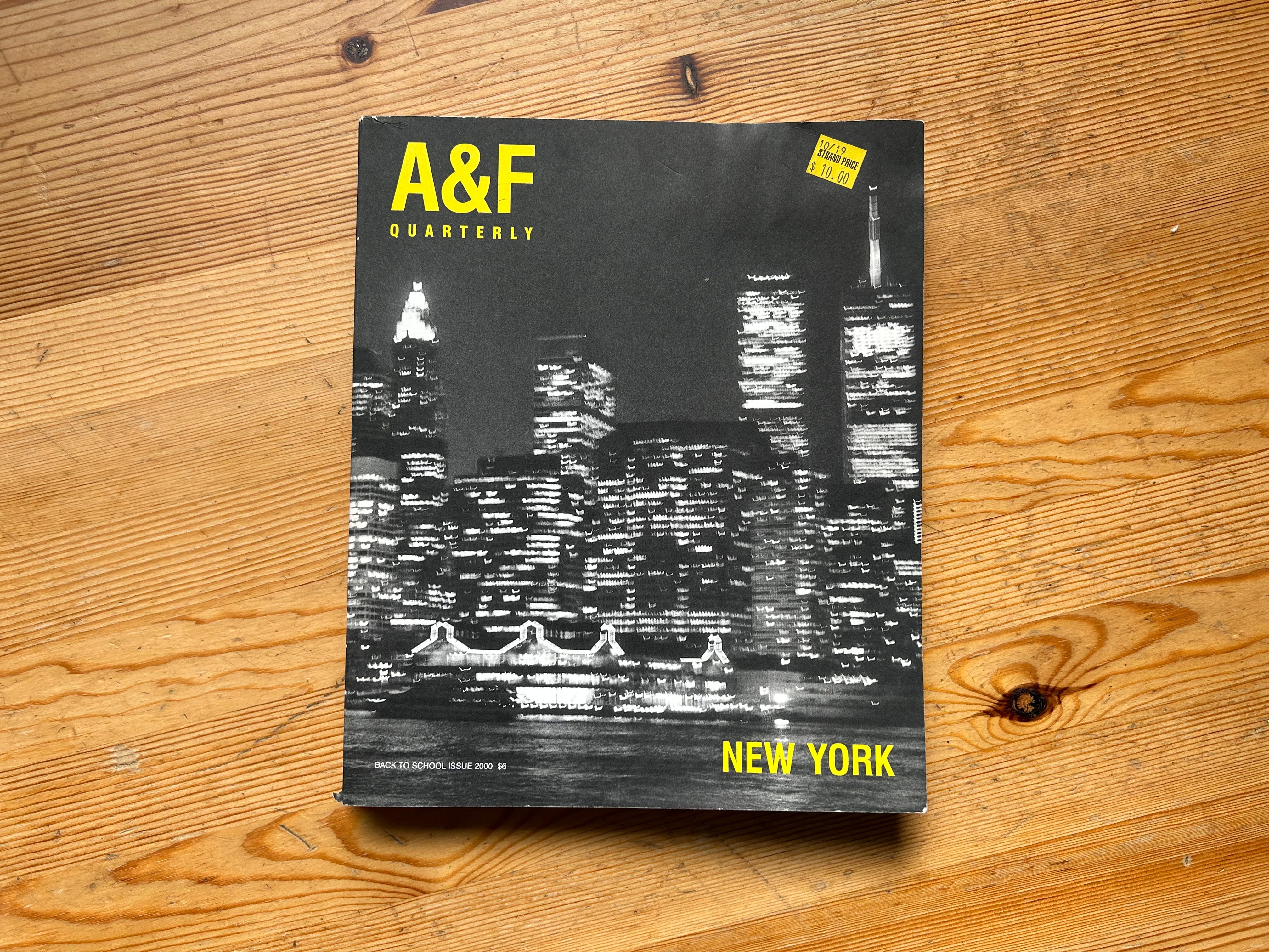 アート・デザイン・音楽 A&F Quaterly Back to School Issue 2003 Abercrombie & Fitch Back To School Issue 2003 Quarterly Catalog