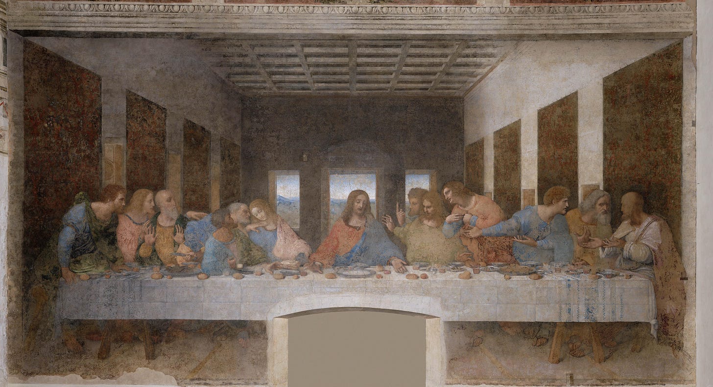 Leonardo da Vinci's mural The Last Supper Leonardo da Vinci's mural The Last Supper