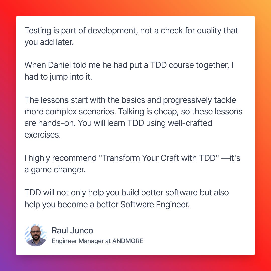 Master TDD with Real-Life Projects – 50% OFF Black Friday Deal!